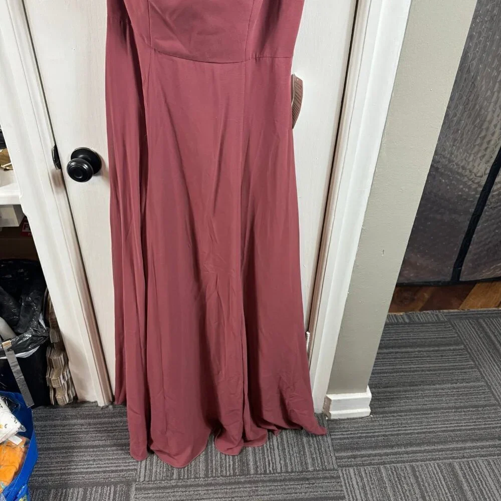 JENNY YOO Kora cinnamon rose.  Bridesmaid dress, formal gown.